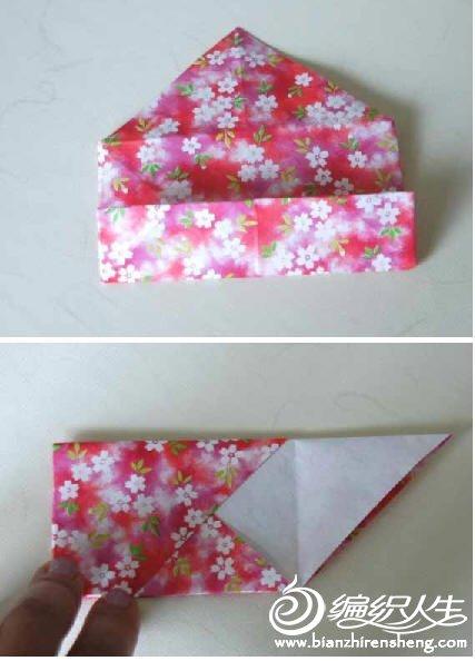 折纸大全之情人节礼品盒折纸方法图解