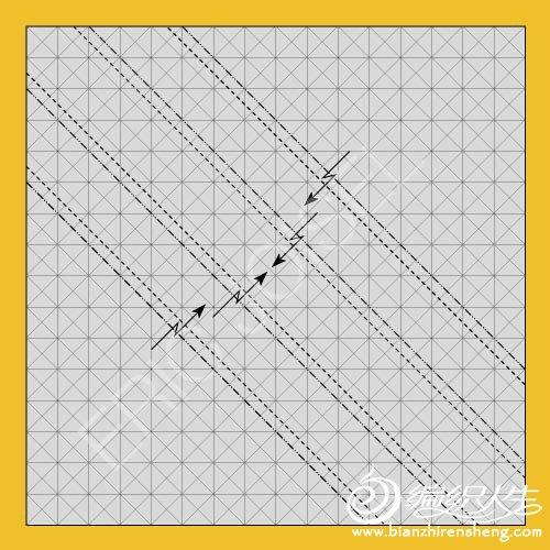 復(fù)雜折紙大全之小刺猬折法圖解