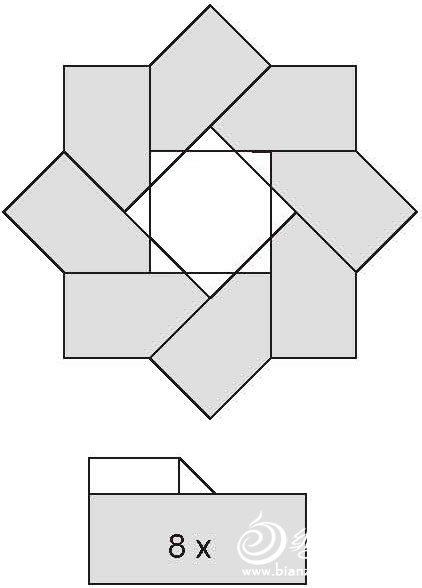 折纸花环教程之平面纸环的详细制作图解