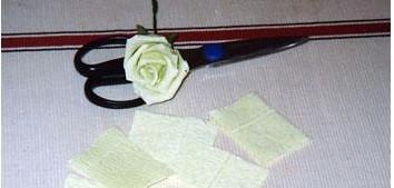 有关韩国厚纹纸玫瑰的DIY教程