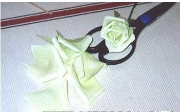 有关韩国厚纹纸玫瑰的DIY教程