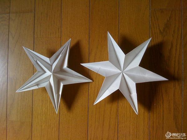 创意折纸 马和星星的图片