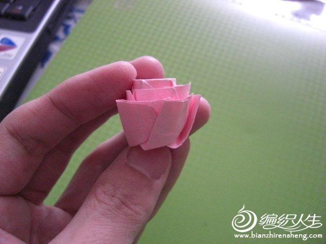 DIY创意折纸玫瑰花详细图解
