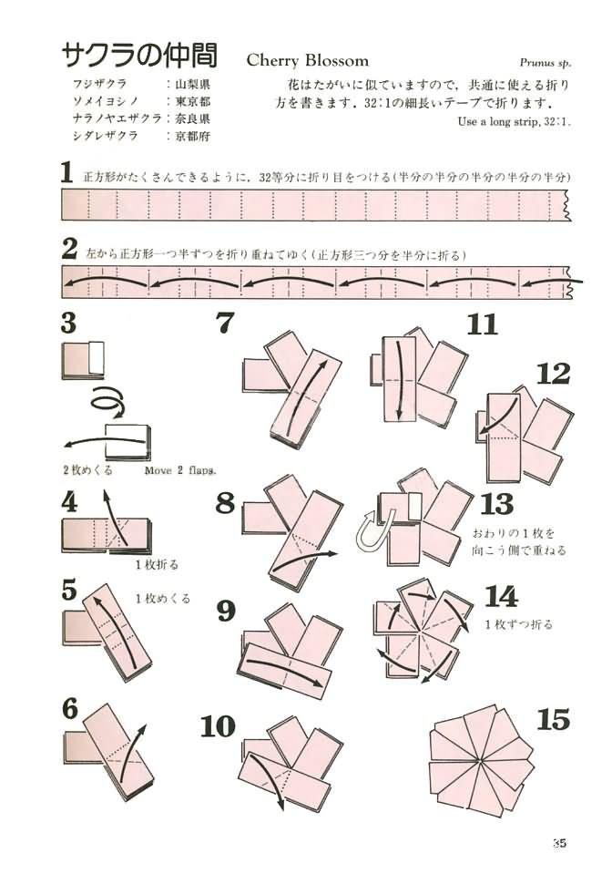 DIY创意手工折纸樱花详细教程