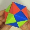 折纸大全之简单立方体折法图解