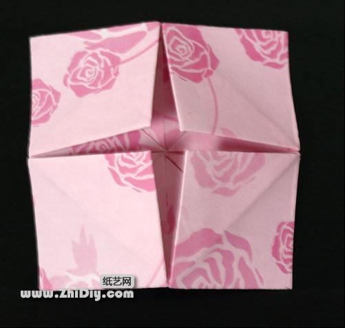 折纸礼品盒教程