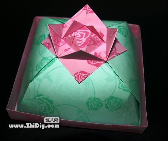 折纸礼品盒教程