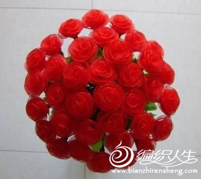 丝网玫瑰花  七夕节的定情物
