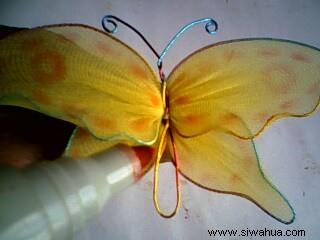 关于制作丝网花蝴蝶的详细图解