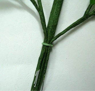 怎么样制作丝网花竹子的详细图解