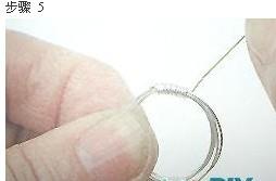 DIY串珠银线戒指制作过程图解