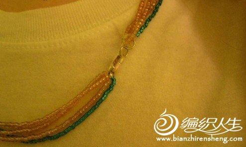 手工串珠作品之自制多股串珠项链的过程