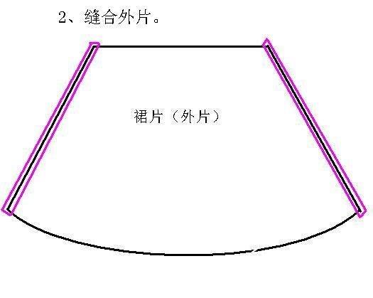 燈籠裙的手工制作圖紙