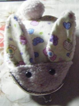 兔年手工缝制一个可爱的兔兔口金包