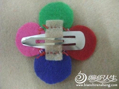 不织布花朵装饰的制作和多种使用方法
