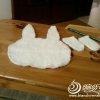 diy手工制作漂亮的毛巾兔子收納袋