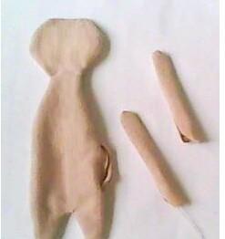 手工制作毛绒玩具双面娃娃的教程