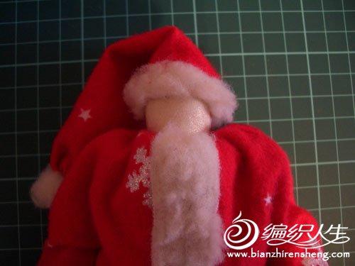 DIY可爱的布艺圣诞老人教程
