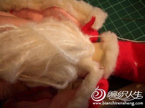 DIY可爱的布艺圣诞老人教程