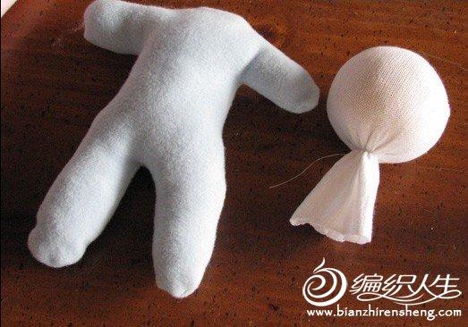 布艺DIY  可爱小丑娃娃制作