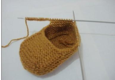 一款毛线包包鞋的编织教程