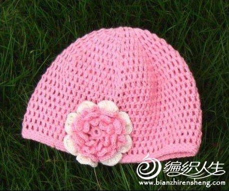 简单可爱小女孩帽子的编织方法