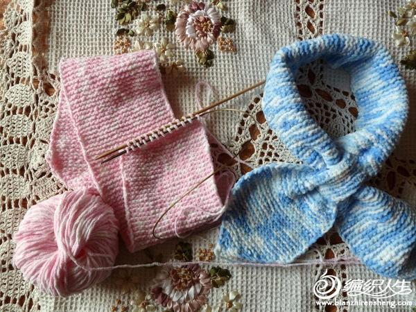 漂亮蝴蝶围巾的编织方法