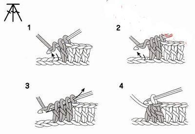 钩针花样连接之四角花形的编织方法