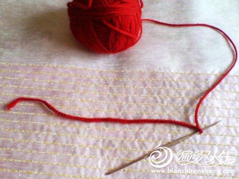 钩针作品之玫瑰花的的编织步骤