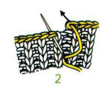 棒針毛衣編織雙層領方法圖解