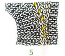 棒針毛衣編織雙層領方法圖解