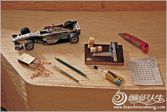 创意手工DIY 木头制作赛车教程