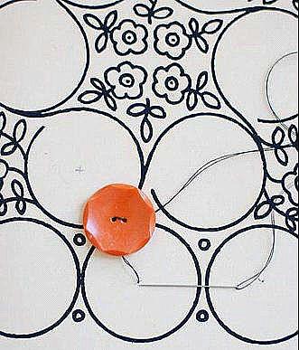 DIY手工制作 漂亮的纽扣墙壁装饰画