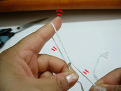 手工DIY 用线编手绳的方法 步骤