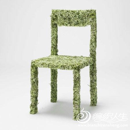 手工DIY制作创意编织花朵桌椅