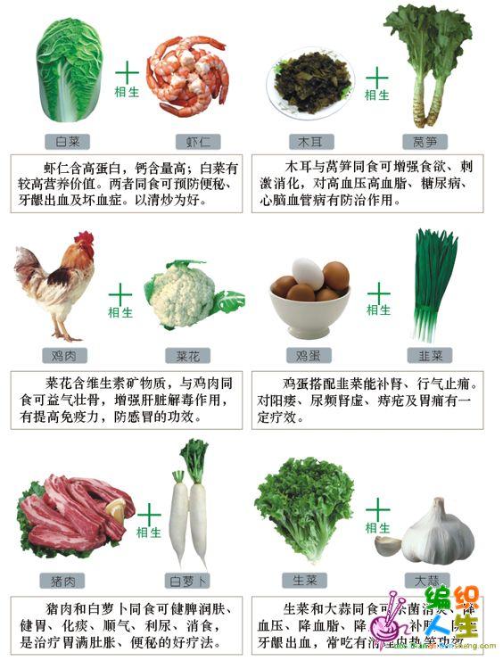 食物相生圖表