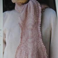 一款造型有趣的棒针编织围巾