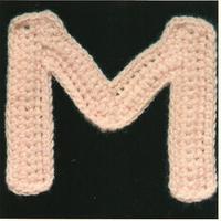 钩针花样之字母M