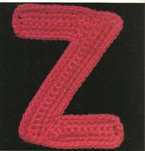 钩针花样之字母Z