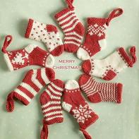 圣诞节编织之圣诞袜编织欣赏