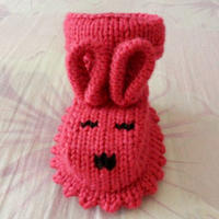 可爱宝宝毛线鞋编织教程 棒针宝宝毛线兔子鞋的织法