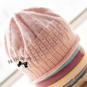 宝宝毛线帽子的编织方法 萌芽儿童棒针帽子的织法图解