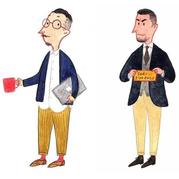 男裝主題插畫教男生打扮英倫范兒 