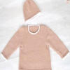 儿童新款春秋毛衣款式之帽子长袖毛衣套装织法视频（4-2）