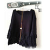 LK150快樂編織機作品之鉤機圓領女士毛衣編織款式