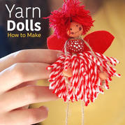 毛线创意之如何用少量毛线制作可爱精灵人偶娃娃挂饰