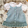 韓版寶寶毛衣織法之1-2歲可愛寶寶鉤針背心裙