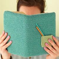 编织创意生活之为书籍与笔记本穿一件美丽“毛线衣”