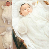 可愛又實用的新生兒編織服飾套裝39款 為寶寶準備的第一份手編禮物