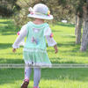 手工编织儿童春夏套装编织视频（3-3）儿童钩针蕾丝夏凉帽